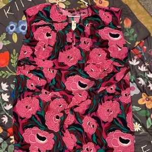 Talbots Pink Floral Dress